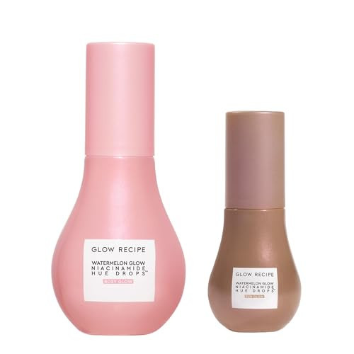 Glow Recipe Illuminating and Bronzing Hue Drops - Makeup Skincare Hybrid Duo - Sun Glow Mini (15 ml) + Full Size Rosy Glow (40 ml) - Tinted Face Serums for Hydrated All‑Over Dewy Glow | Amazon (US)