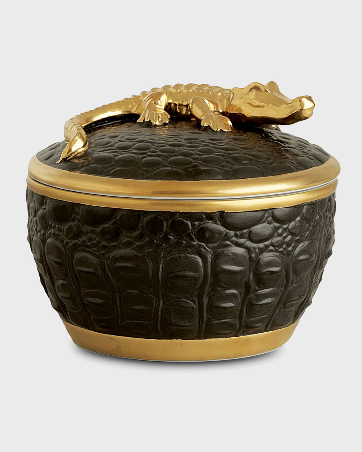 Gold Crocodile Candle | Neiman Marcus