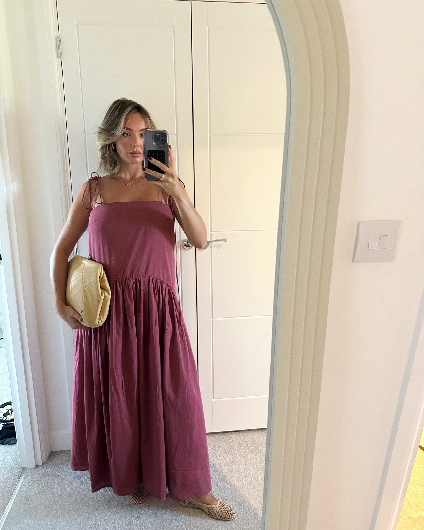 I loved this dress so much I ordered it another colour 😍😍 So beautiful, lightweight, comfortable and flattering ✨ Not a maternity dress - just an oversized style! 

#LTKsummer #LTKdresses #LTKdatenight
