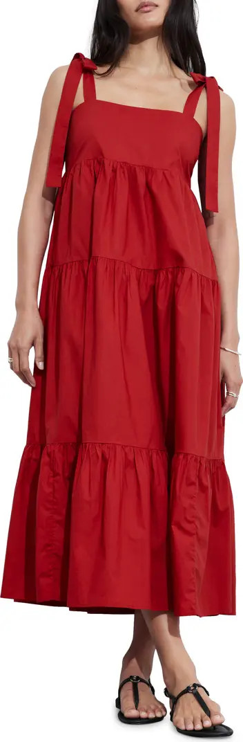 & Other Stories Tiered Cotton Sundress | Nordstrom | Nordstrom