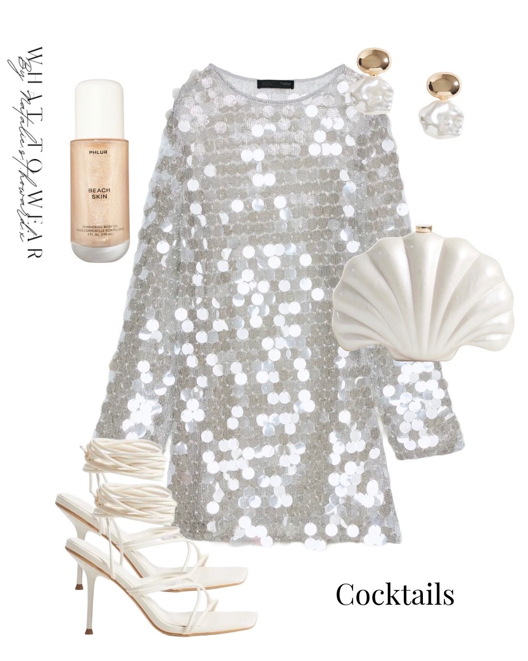 The most amazing sequin dress! This is so perfect for holiday or s girls brunch love the shell bag too

#LTKuk #LTKspring
