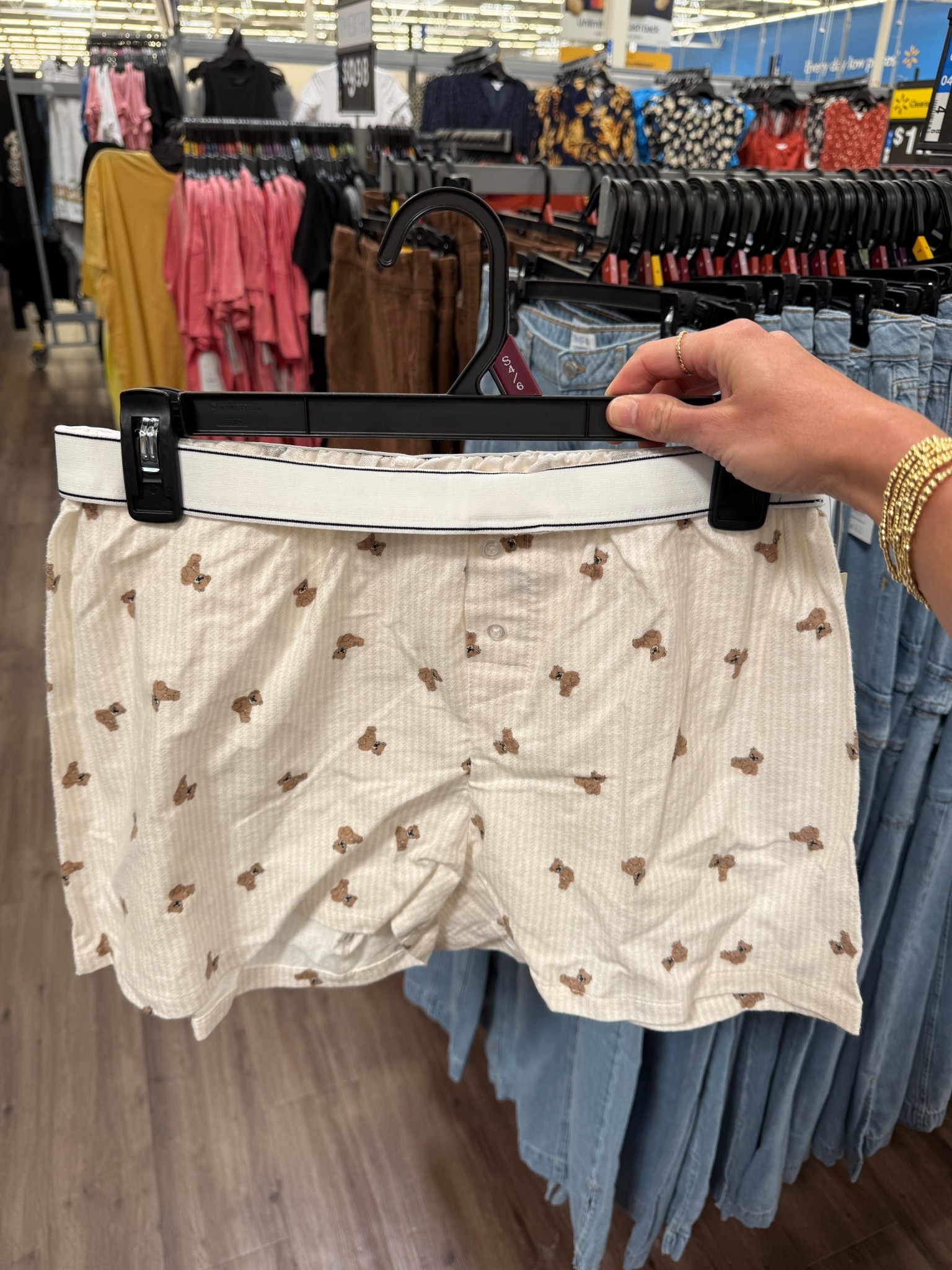 Walmart teddy bear pajamas 