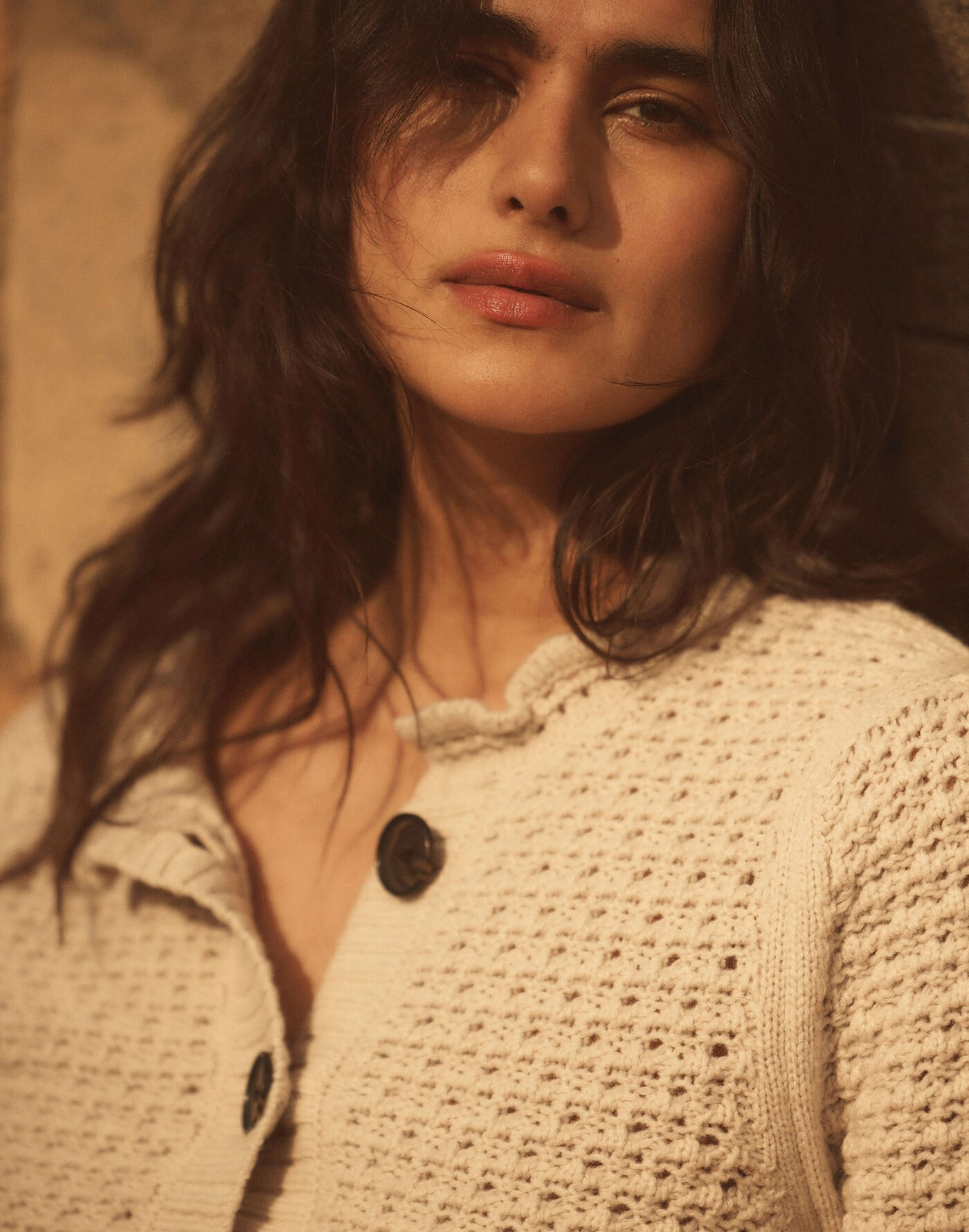 Scalloped Merino Wool-Blend Cardigan | Madewell | Madewell