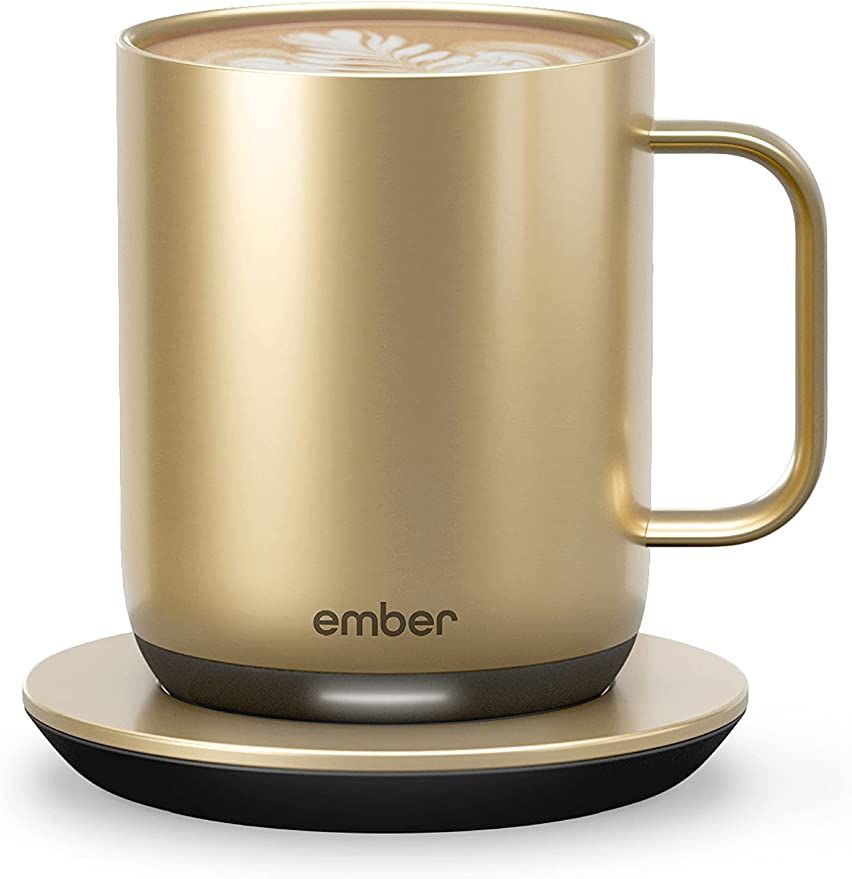 Ember Temperature Control Smart Mug 2, 10 oz, Gold, 1.5-hr Battery Life - App Controlled Heated C... | Amazon (US)
