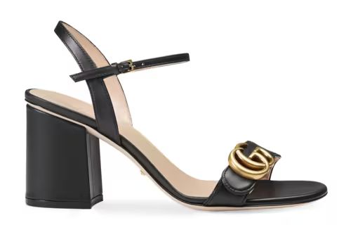 Leather mid-heel sandal | Gucci (US)