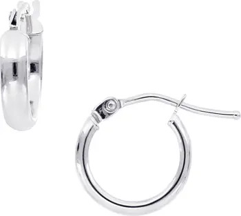 Bony Levy 14K Gold Beveled Edge Huggie Hoop Earrings | Nordstrom | Nordstrom