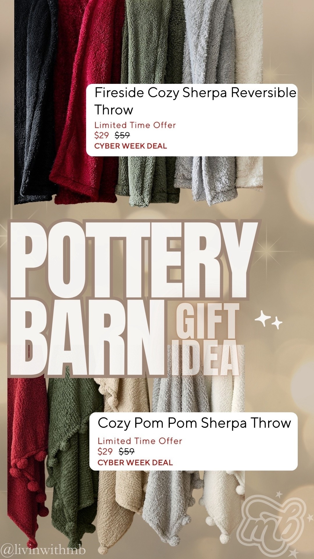 These $29 throw blankets from Pottery Barn would make such a great gift! 🎁

#LTKSaleAlert #LTKGiftGuide #LTKHoliday