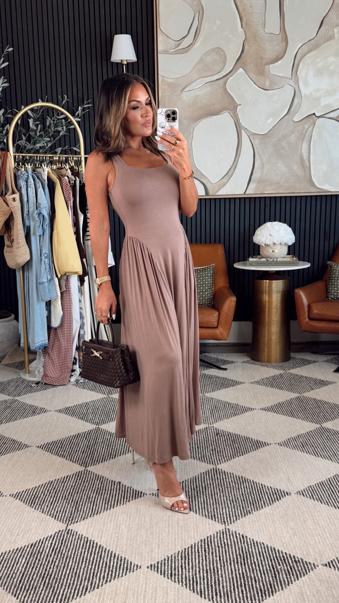 The kind of dress you throw on in 5 seconds and still look so put together 🤎

Soft, flowy, and flattering in all the right places. I’m in love with this Amazon find—already eyeing the other colors.

Wearing size small
5’2” | 130 lbs | 34DD | 25” waist

#amazonfashion #grwm #neutralstyle #petitefriendly #elevatedbasics #comfyandcute #amazonfinds #summerstyle #ootd #fashionover40 #easyoutfits #affiliate

#LTKPetite #LTKStyleTip #LTKOver40