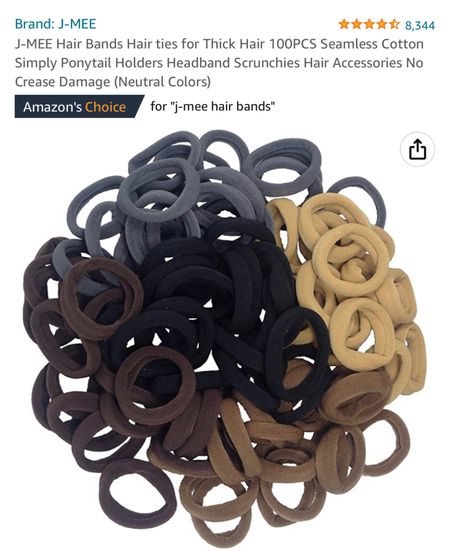 Favorite hair tie to use when I’m doing a tight slick back ponytail