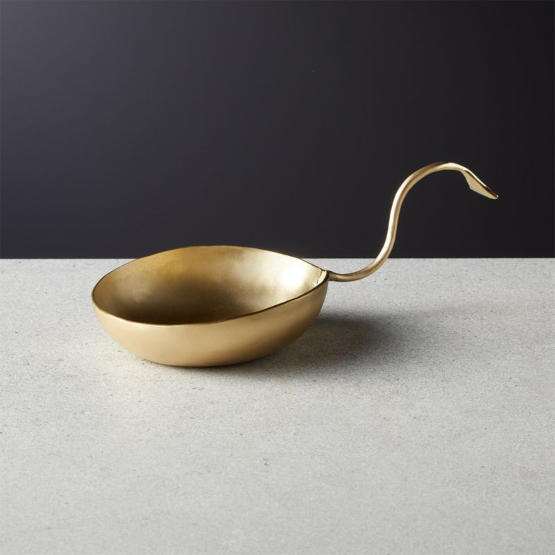 Jardin Brass Ring Dish + Reviews | CB2 | CB2