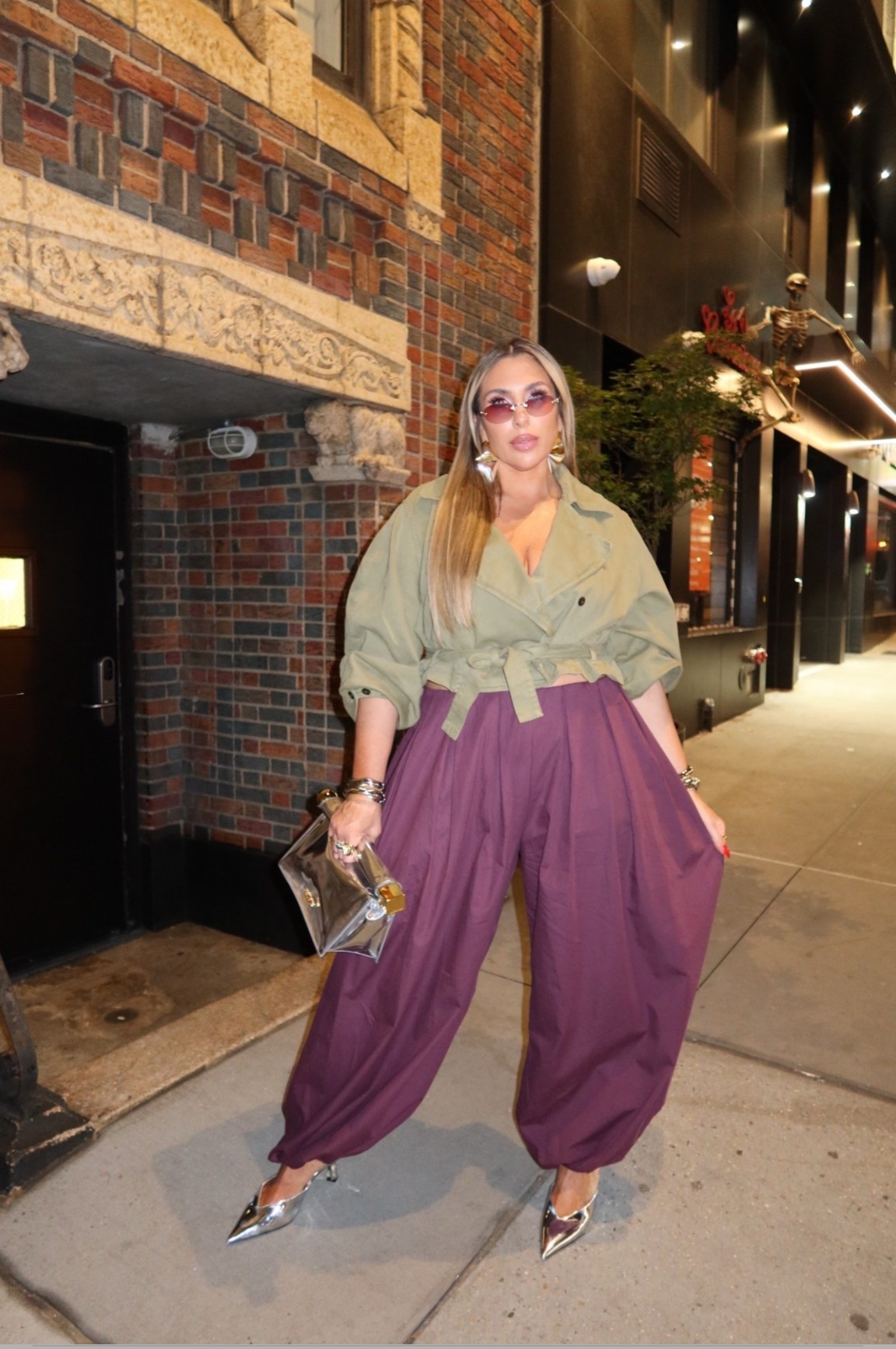 NYFW Outfit

both pieces are from ASOS they do restock so if your size is out def add to wait list. 

pants size M (run very oversized) I also tried the size large and they fit pretty close to the same. They also come in black! Also linked another burgundy pant.

Jacket size L may be sold out (sign up for restock) also linked a similar fit jacket.  

Holy Grail Makeup:

 FOUNDATION 
Haus Labs 270 (spray tan color)

CONCEALER
Kosas concealer 1.5 (I like it very bright) 

concealer set with:
setting powder: Kosas Cloud Translucent Candy (amazing)

CONTOUR/BRONZER/BLUSH
Contour: Makeup By Mario SoftSculpt Transforming Skin Enhancer in Medium

Bronzer: Hourglass Radiant Bronze Light

CHEEKS: I use 3 products layered listed below

Patrick Ta blush duo in color:
she’s blushing 
 
then liquid highlight on very top of cheekbone Dior in color "pink"

Dior highlight quad. I use the pink shade over the dior liquid highlight (listed above) 

LIPS
Mac Stone Liner smudged out with 
Clarins color: rosewood



lash: go getter   

#LTKNYFW #LTKFindsUnder100 #LTKMidsize #LTKStyleTip #LTKFindsUnder50 #LTKBeauty

#LTKFindsUnder100 #LTKStyleTip #LTKMidsize