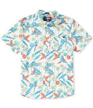 Chubbies Flock Party Short Sleeve Performance Friday Sport Shirt -  2XL | Dillard's