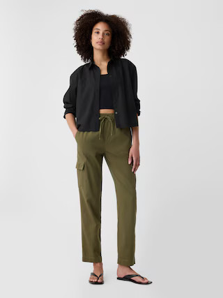 Mid Rise Easy Twill Pants | Gap Factory