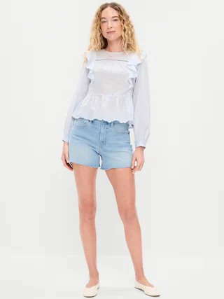 High-Waisted OG Jean Shorts -- 4-inch inseam | Old Navy (US)