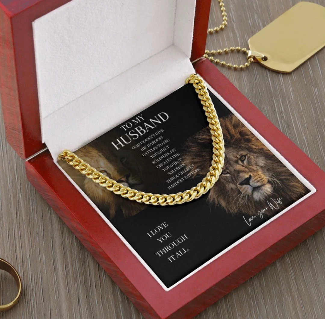 To My Husband Necklace Faith Gift for Anniversary - Etsy | Etsy (US)