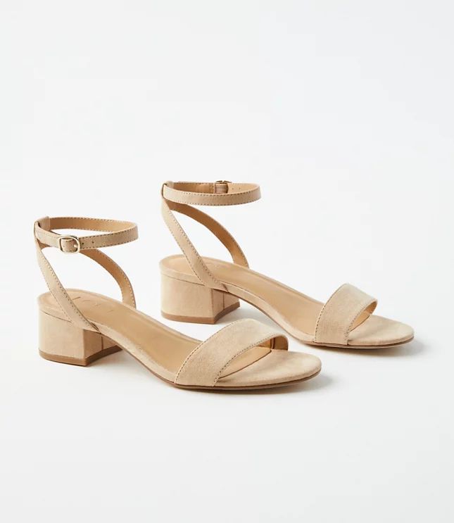 Ankle Strap Block Heel Sandals | LOFT | LOFT