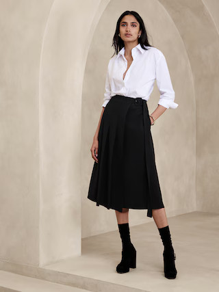 Aya Midi Skirt | Banana Republic (US)
