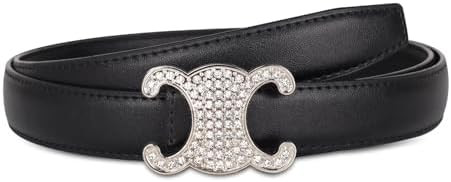 Women's Leather Belts for Jeans,Dresses,Pants,Coats-Fashion Waist Belt with Classic Gold Buckle,G... | Amazon (US)
