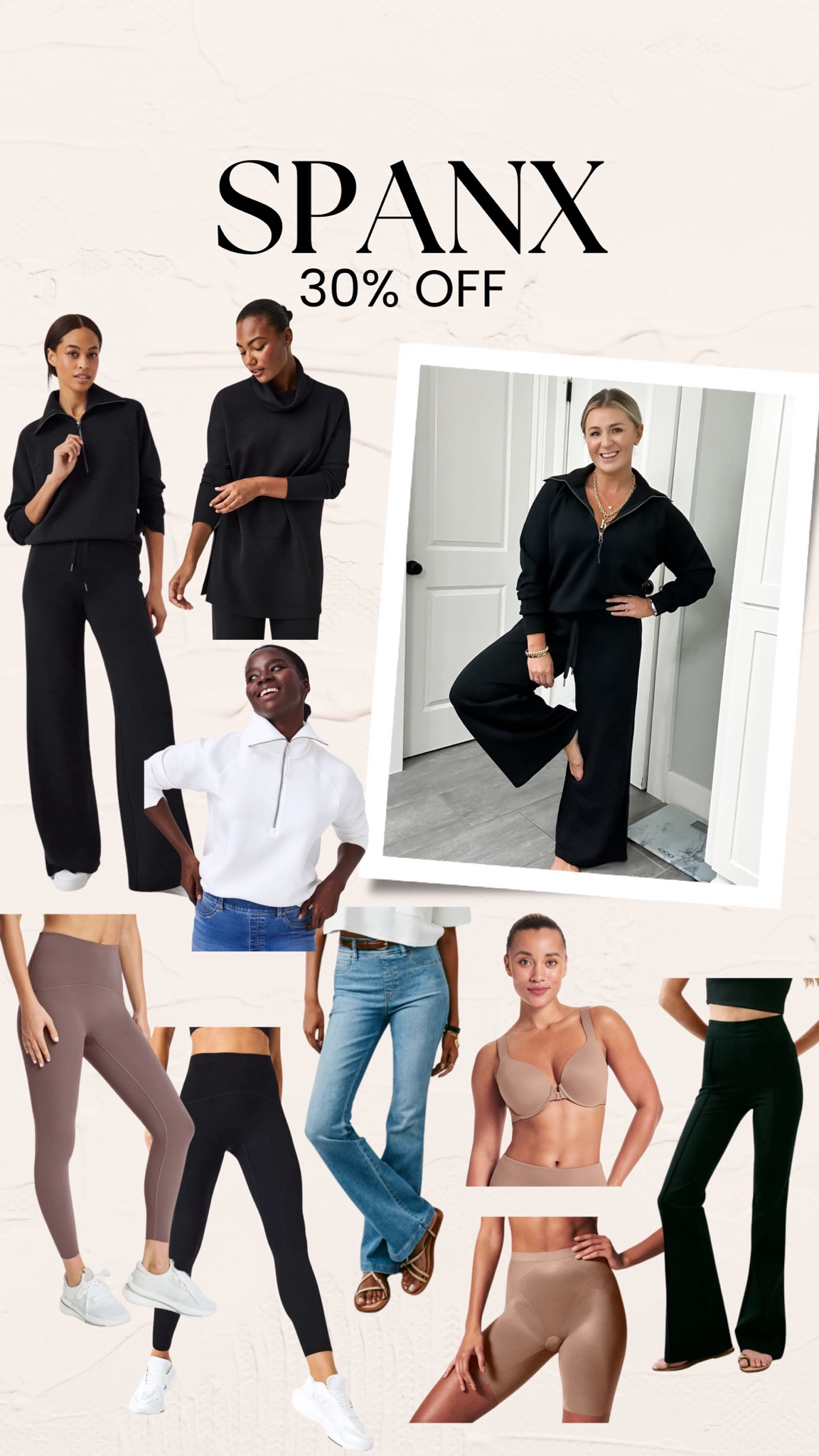 Spanx 30% off!

Lounge set, sweatpants, quarter zip sweatshirt, bra, biker shorts, shapewear, jacket, jeans, leggings

#LTKSaleAlert #LTKCyberWeek #LTKStyleTip