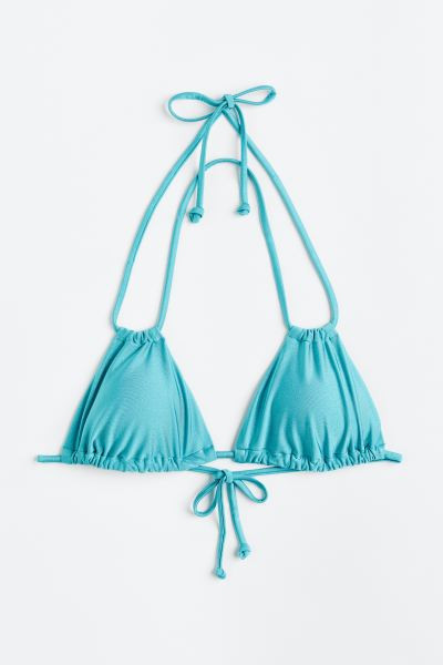 Wattiertes Triangel-Bikinitop | H&M (DE, AT, CH, NL, FI)