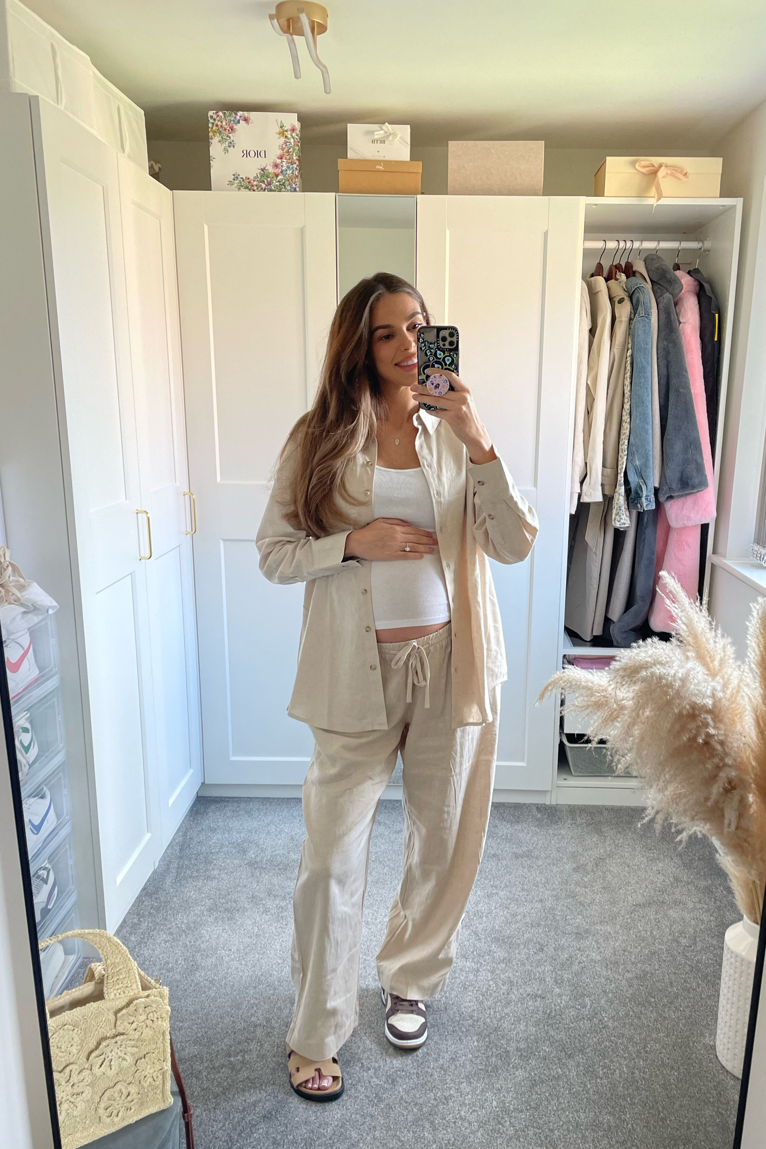 I might have found the perfect linen coord!! 🥹🥰🥵 anything linen I’m always here for but when it’s a coord I’m even more here for it because.. ready made outfit! AND under the bump 🤰🏽 my fave!! Couldn’t decide on sandals or trainers but I feel like they both look good!? 

#LTKeurope #LTKsummer #LTKmaternity