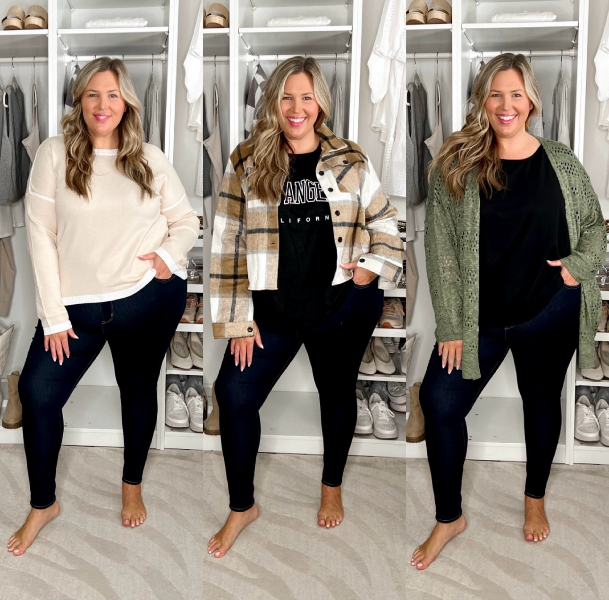 1. XXL 2. 22PLUS, XXL 3. 24PLUS TOP, 20W sweater wearing 37 in jeans size up two!


Plus size fashion, plus size finds, amazon fashion, fall outfit inspo, fall fashion, everyday stylee

#LTKSeasonal #LTKPlusSize #LTKStyleTip