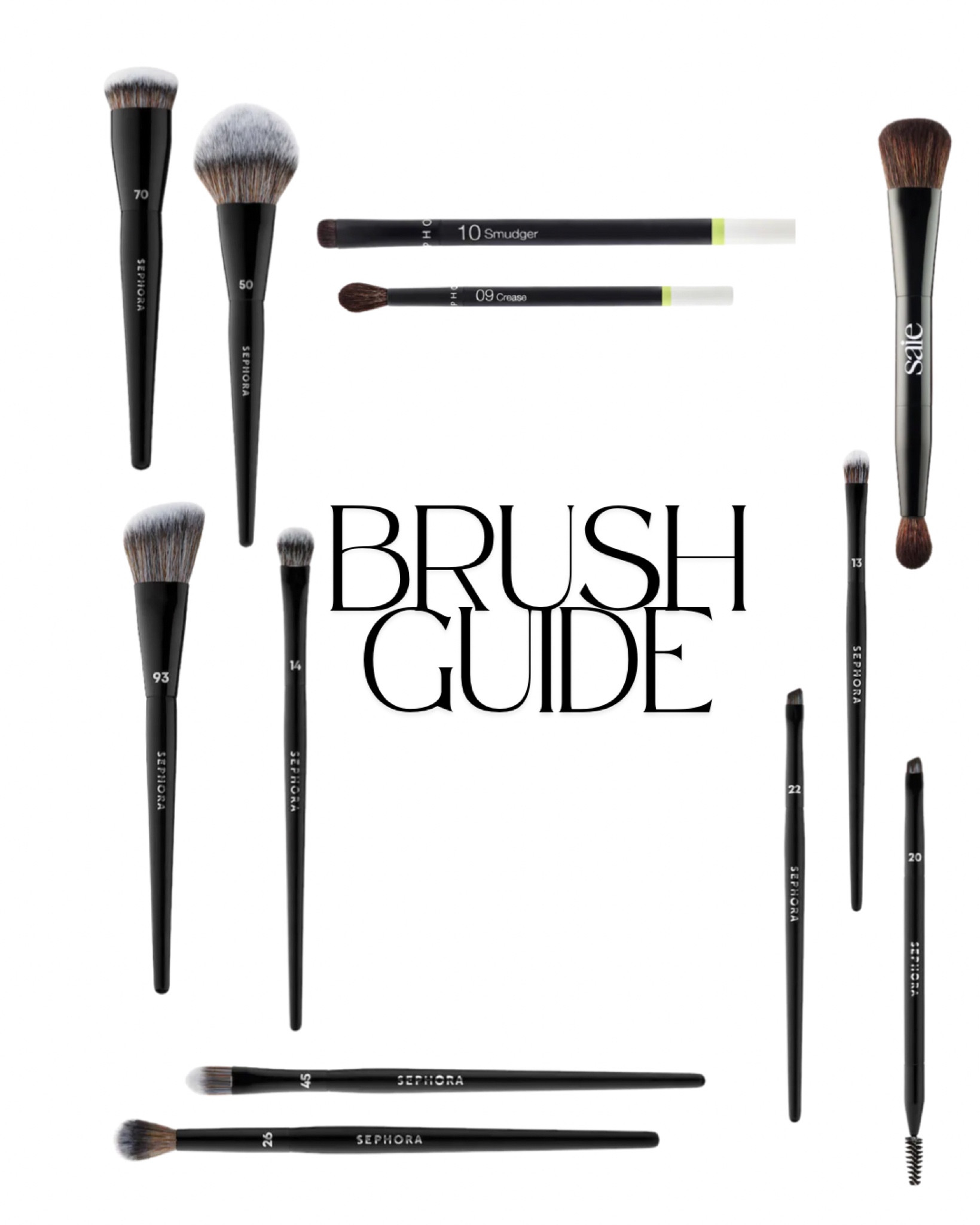 Brush guide from Sephora for my girls needing new brushes for your kit

#LTKFindsUnder50 #LTKWedding #LTKBeauty