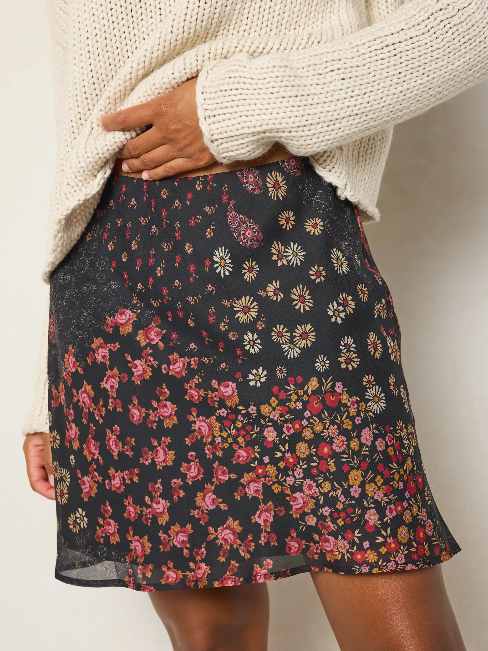 Sweetest Mini Slip Skirt | Natural Life