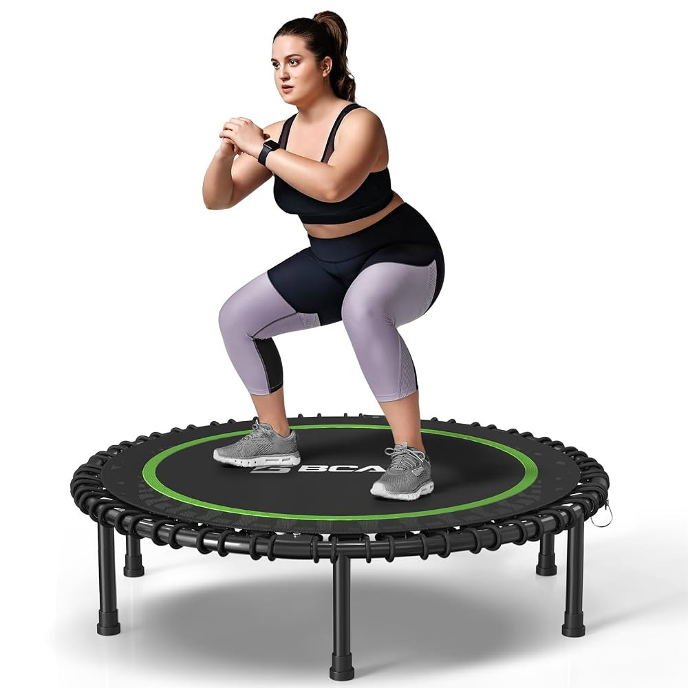 BCAN 450LBS/550LBS Foldable Mini Trampoline, 40"/48" Fitness Trampoline with Durable Bungees, Sta... | Amazon (US)