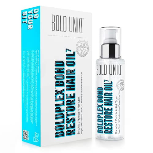 Boldplex 7 Hair Oil for Dry & Damaged Hair - Adds Shine, Strengthens, Smooths Split Ends & Frizz, Moisturizes & Nourishes. Weightless Hair Treatment Oil For Curly, Frizzy & Coarse Hair - 3.38 FlOz | Amazon (US)