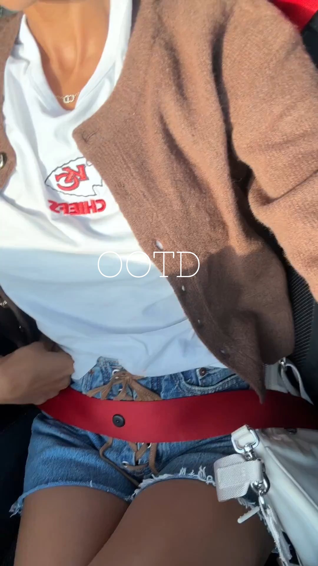 OOTD: game day outfit inspo 💛❤️ 
Love these denim shorts so much! Also paired with my fav fall boots! 
I love a golden hour moment ☀️ 

Cardigan: XXS 
Top: XXS 
Shorts: 23

#LTKSeasonal #LTKFindsUnder50 #LTKStyleTip