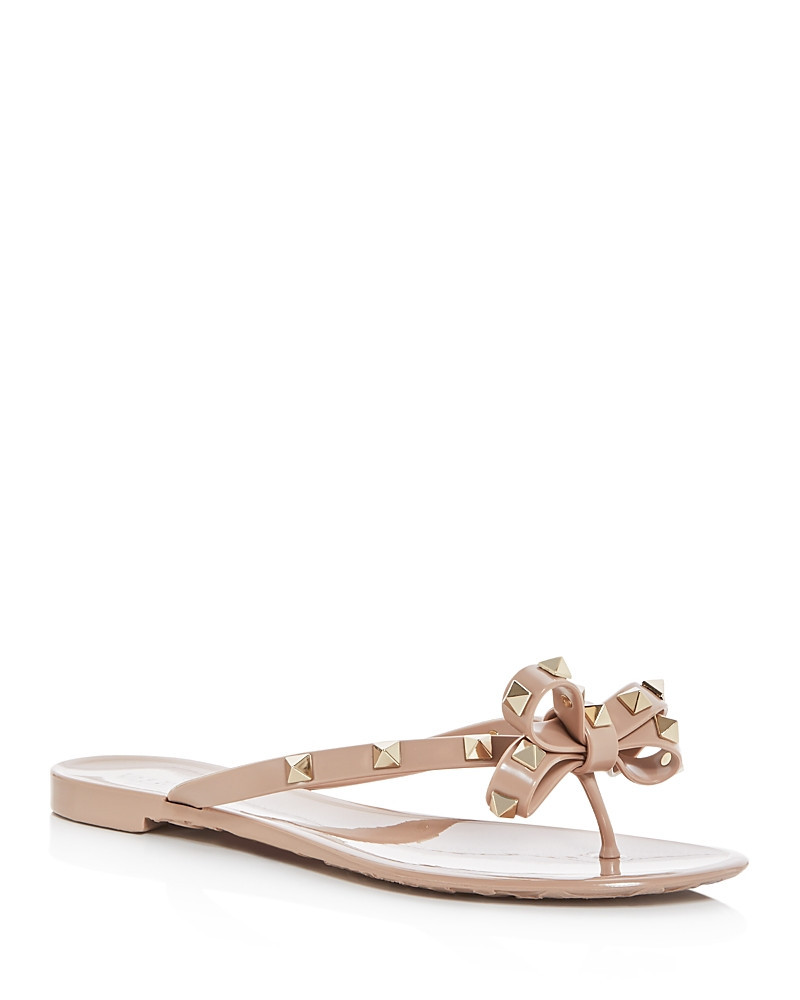Valentino Garavani Women's Summer Rockstud Pvc Thong Sandals | Bloomingdale's (US)