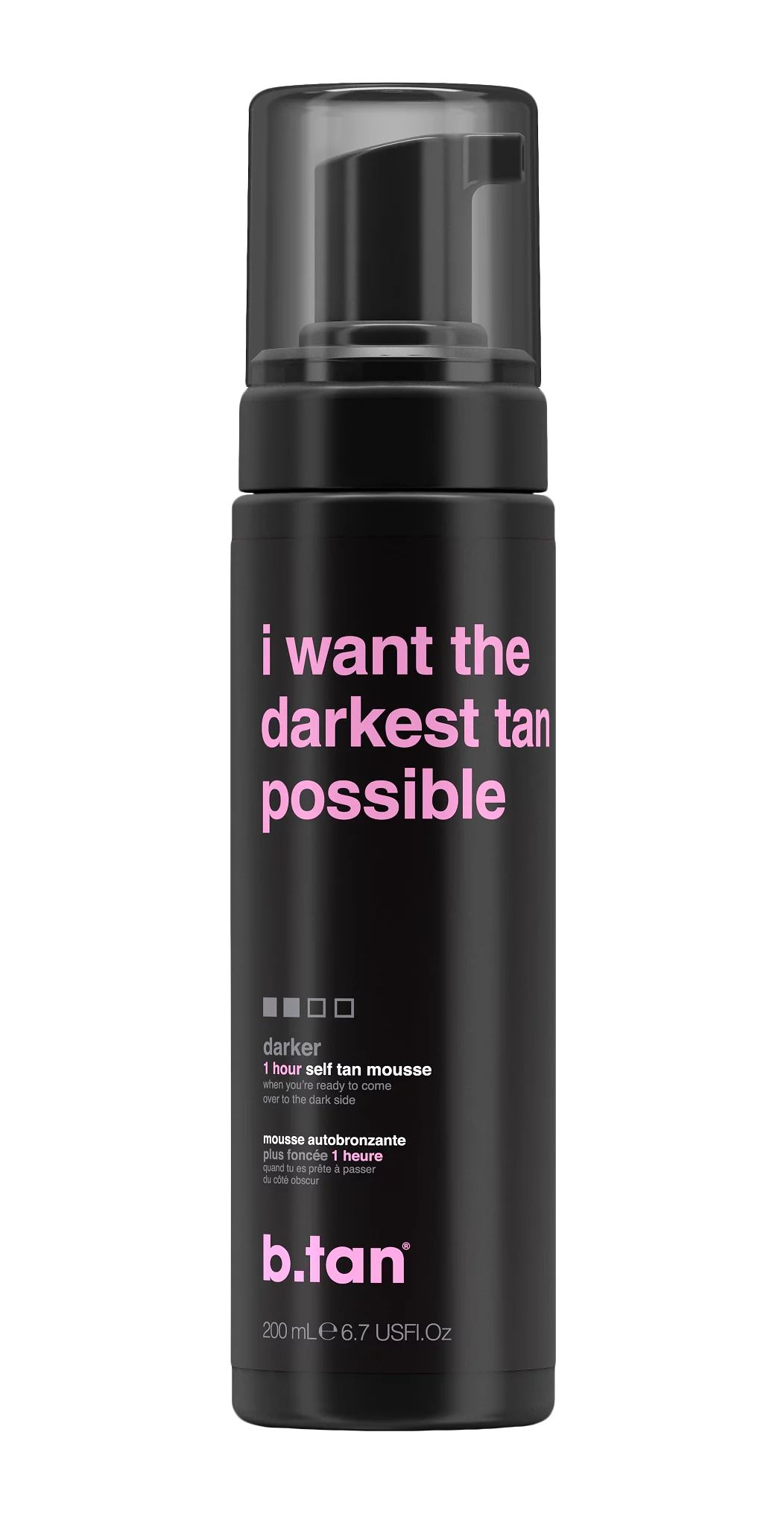 B.Tan Darkest Tan Possible, Sunless Tanning Mousse, 6.7 oz | Walmart (US)
