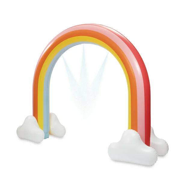 Play Day Inflatable Rainbow Arch Water Sprinkler Pool Game, Rainbow, Ages 3 & Up, Unisex | Walmart (US)