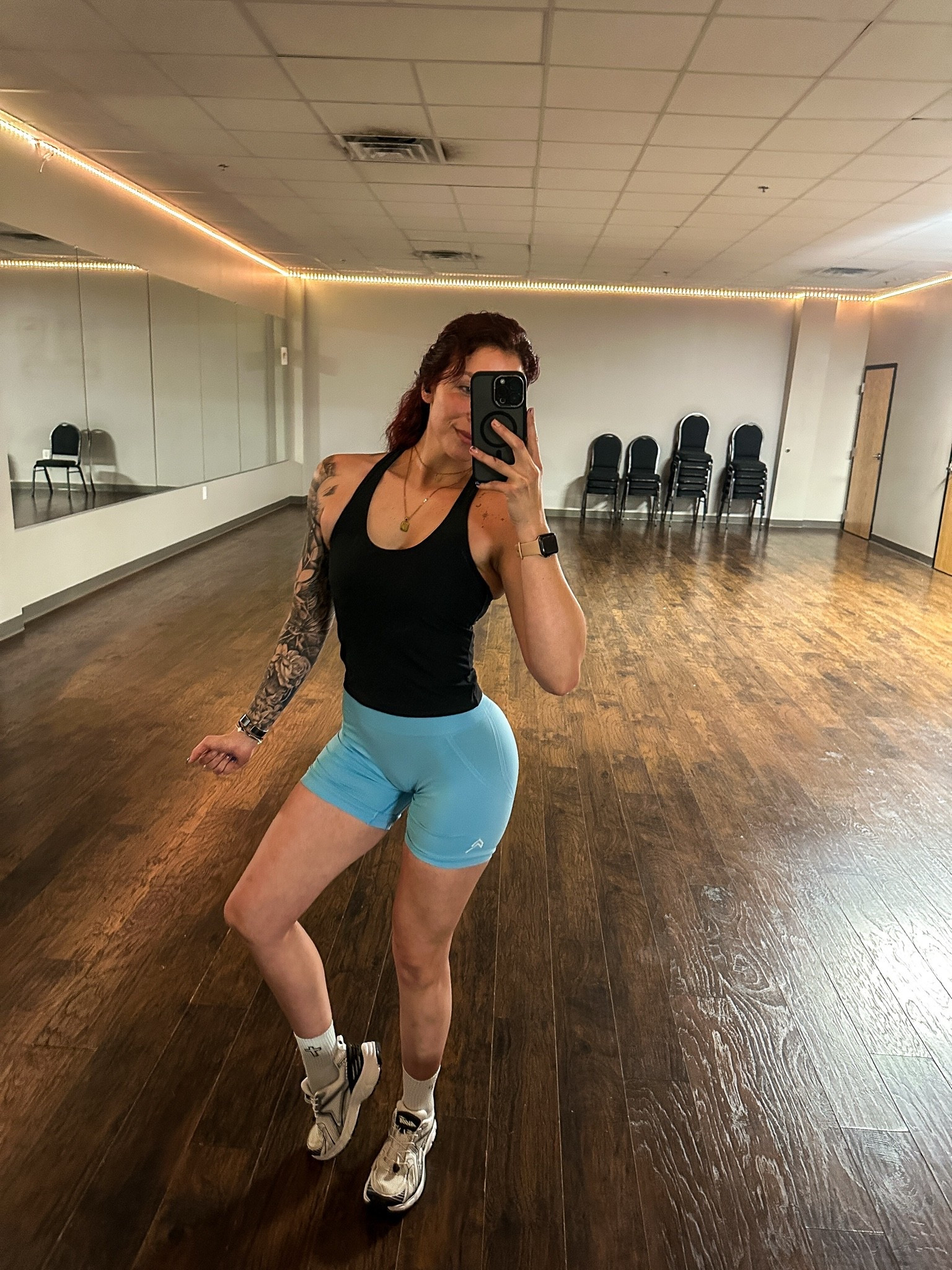 a fav color combo 🖤🩵

#LTKActive #LTKBeauty #LTKfitnessgoals