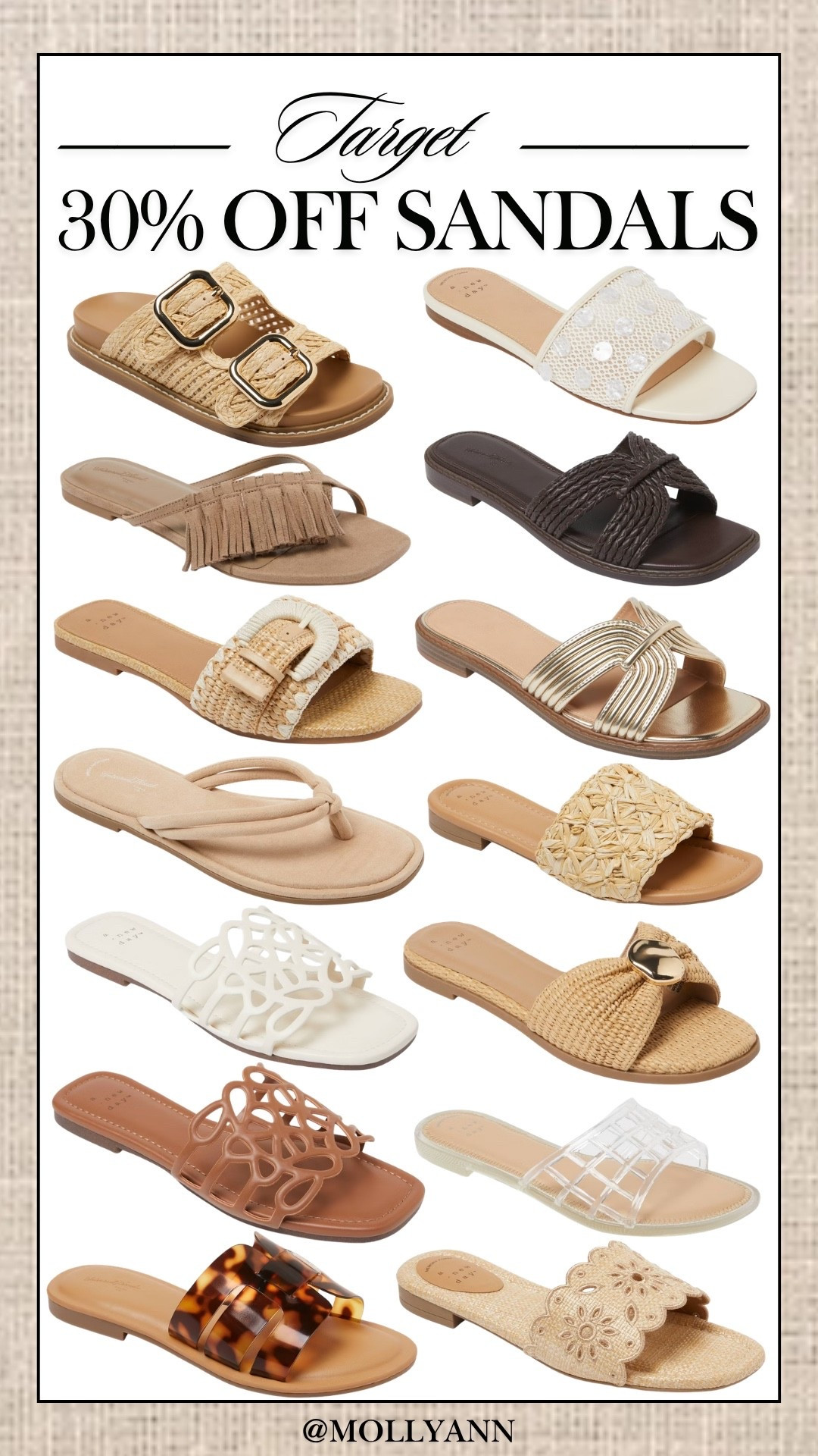 30% off of Target sandals right now

#LTKSaleAlert #LTKselfcare #LTKmomlife