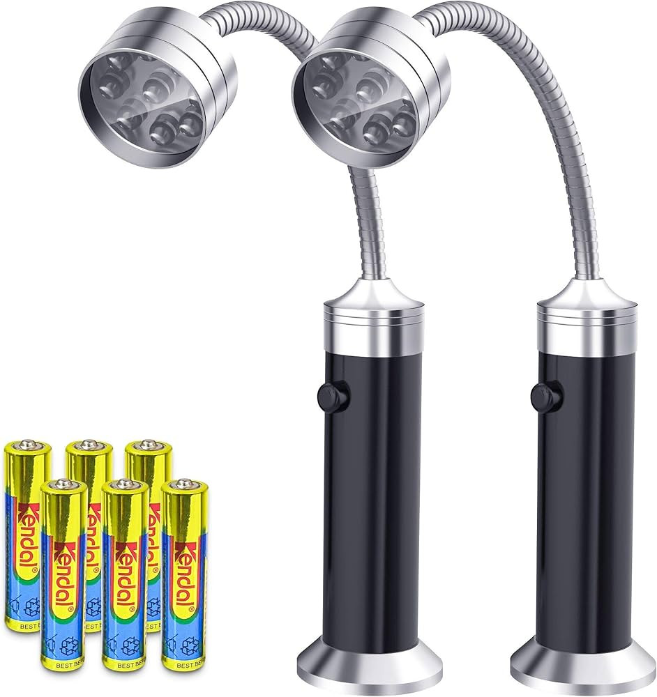 BBQ Grill Light Grilling Accessories for Outdoor, Barbecue Magnetic LED Lights Flexible Gooseneck... | Amazon (US)