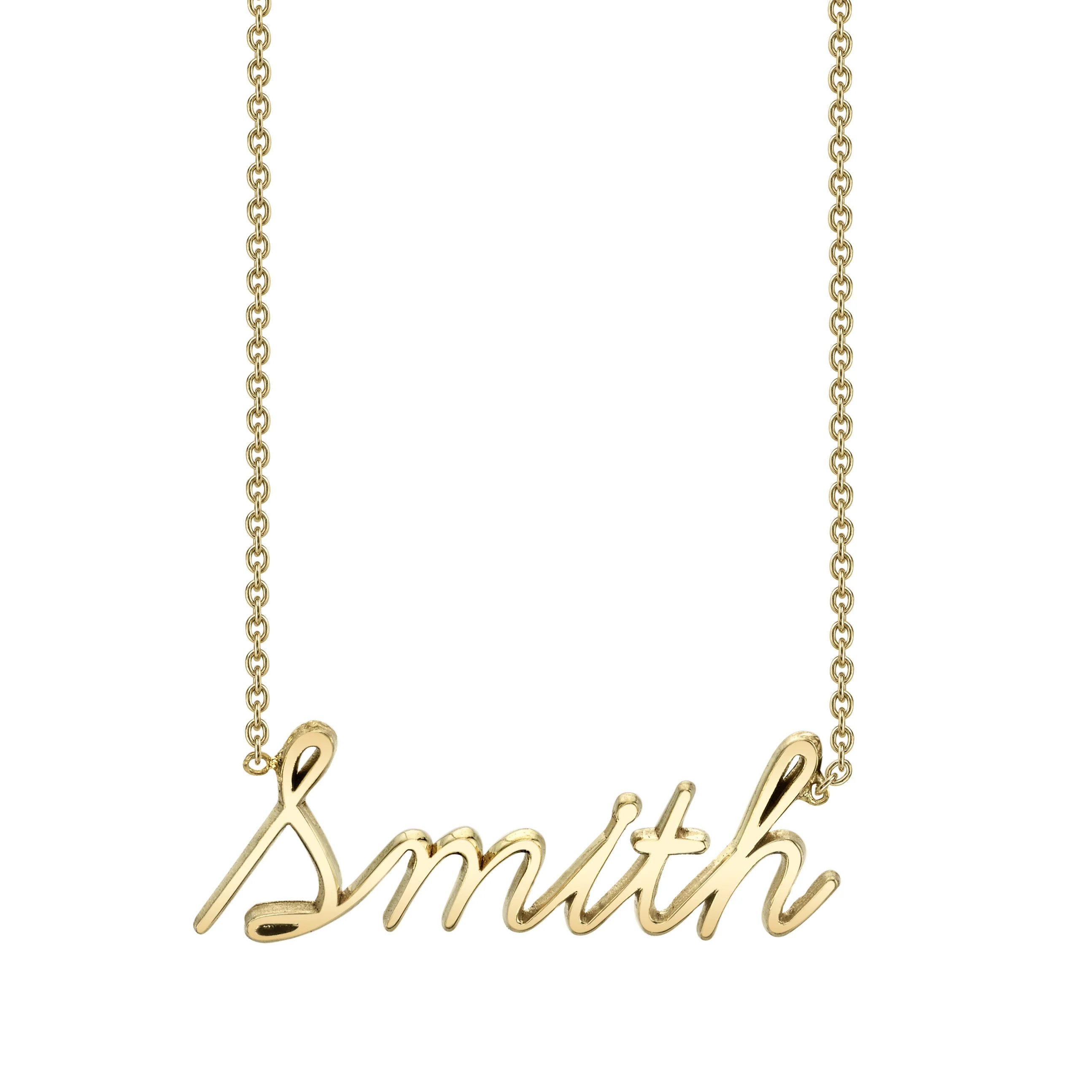 Custom Cursive Necklace | Smith and Mara, LLC