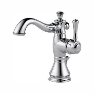 Cassidy Single Hole Single-Handle Bathroom Faucet with Metal Drain Assembly in Chrome | The Home Depot