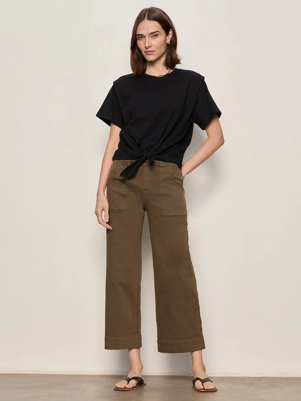 INSIDER CROP FORAGE GREEN | Sanctuary Clothing