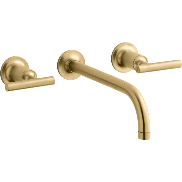 T14414-4-2MB Purist® Wall Mounted Bathroom Faucet | Wayfair North America