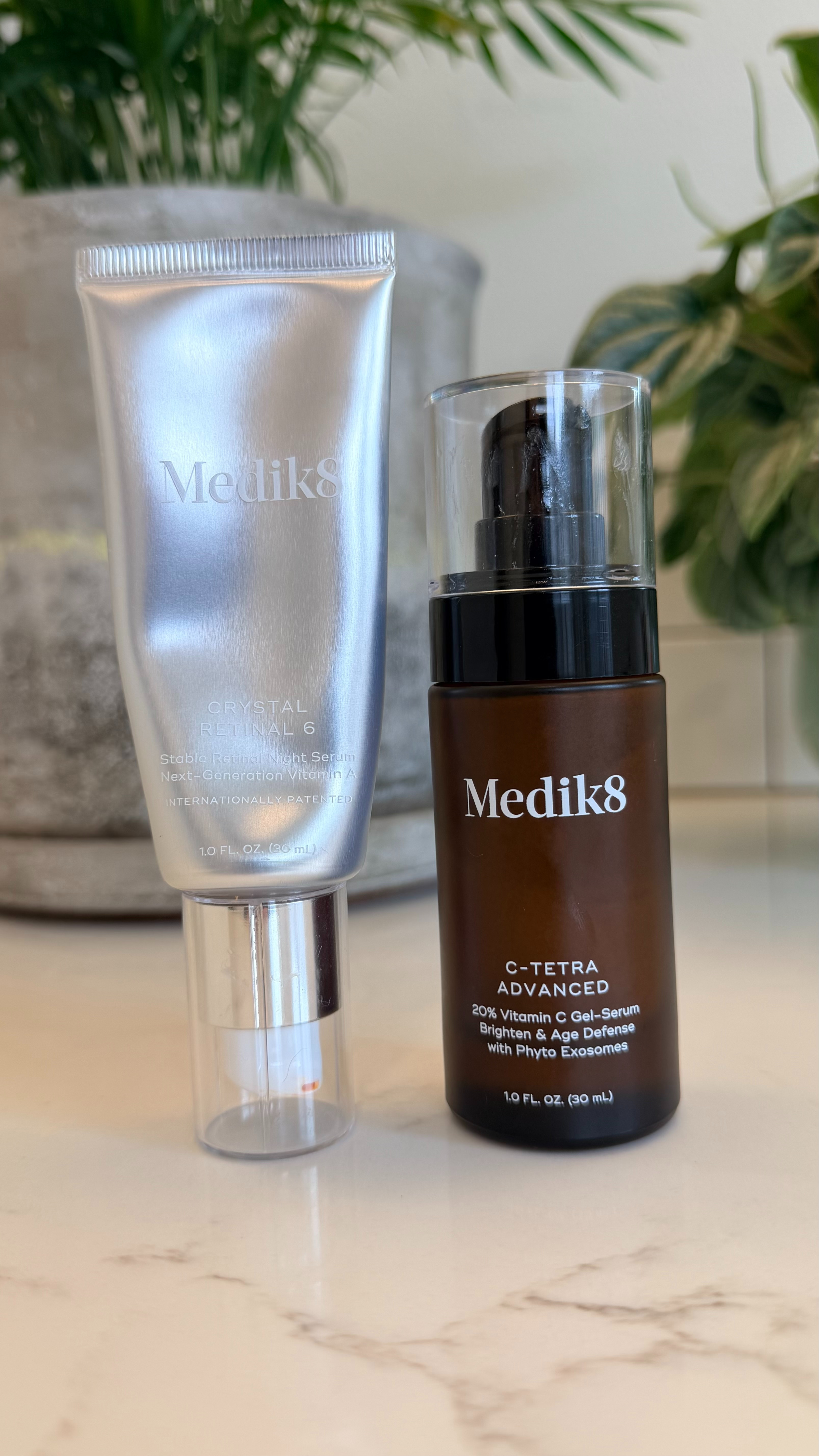 My current skincare rotation: Medik8 Crystal Retinal 6 at night and the C-Tetra Advanced Gel-Serum in the morning.

The C-Tetra serum brightens and hydrates my skin to start the day. The Crystal Retinal 6 is my nighttime retinal for smoother, more even skin over time. I love how both feel on my skin and the results I have seen.

Both are 25% off for Labor Day through September 8. Orders over $60 ship free. Sign up for Medik8's loyalty rewards program to start earning points toward future orders.

#medik8 #skincare #retinal #vitaminc #skincareroutine 

 #LTKOver40 #LTKSaleAlert #LTKBeauty