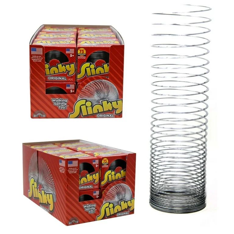 The Original Slinky Walking Spring Toy, Metal Slinky, Fidget Toys, Kids Toys for Ages 5 up | Walmart (US)