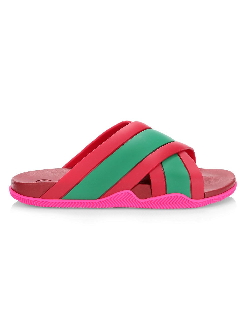 Women's Web Slide Sandals - Light Coral - Size 5 - Light Coral - Size 5 | Saks Fifth Avenue