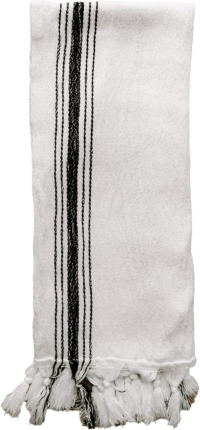 Sweet Water Decor Turkish Hand Towel with 60% Rayon from Bamboo & 40% Turkish Cotton - Large Size... | Amazon (US)