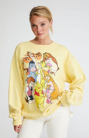 Disney Winnie The Pooh Crew Neck Sweatshirt | PacSun | PacSun
