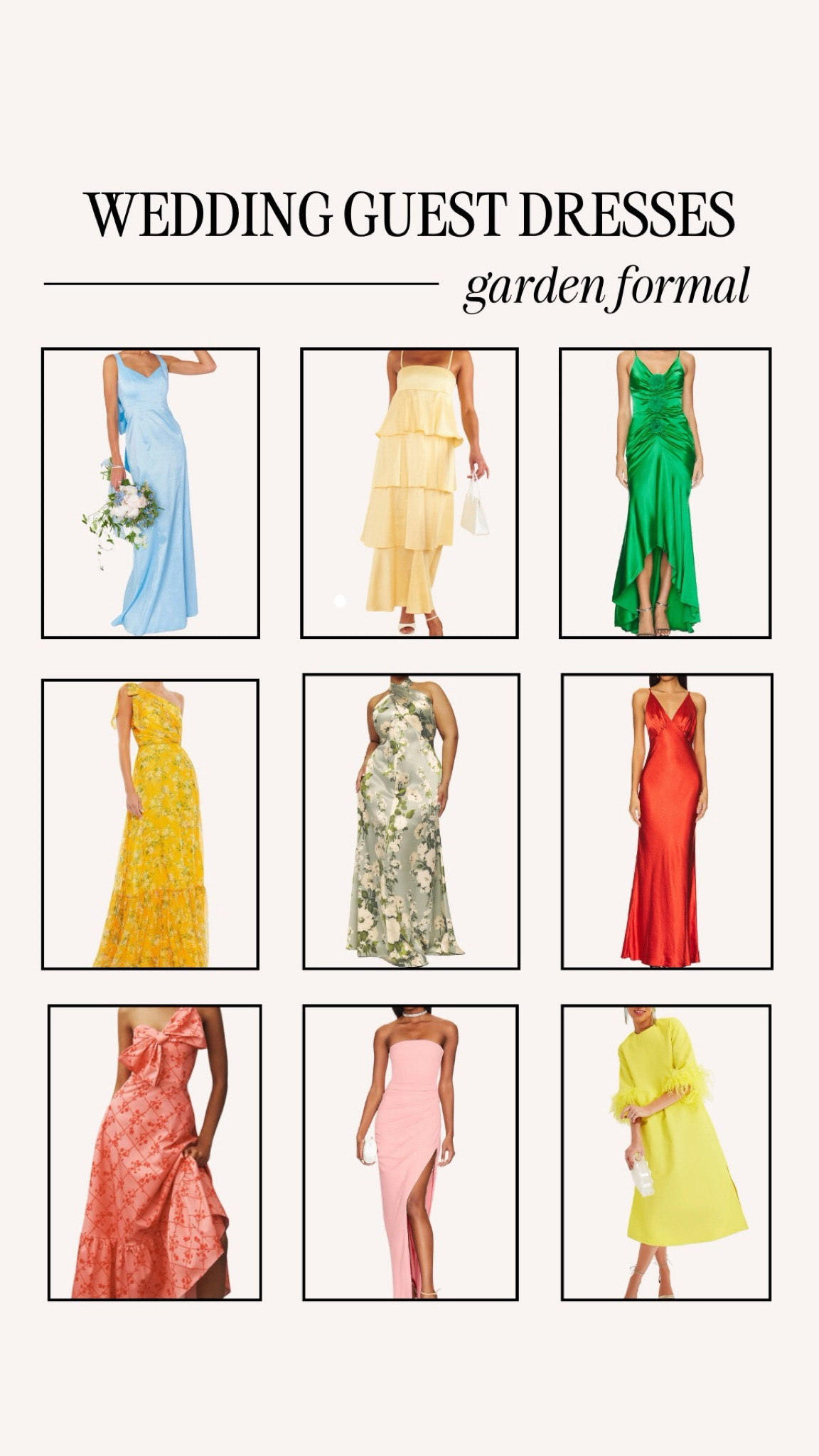 Garden formal wedding attire 🌺 🌼 🌷✨

#LTKWedding