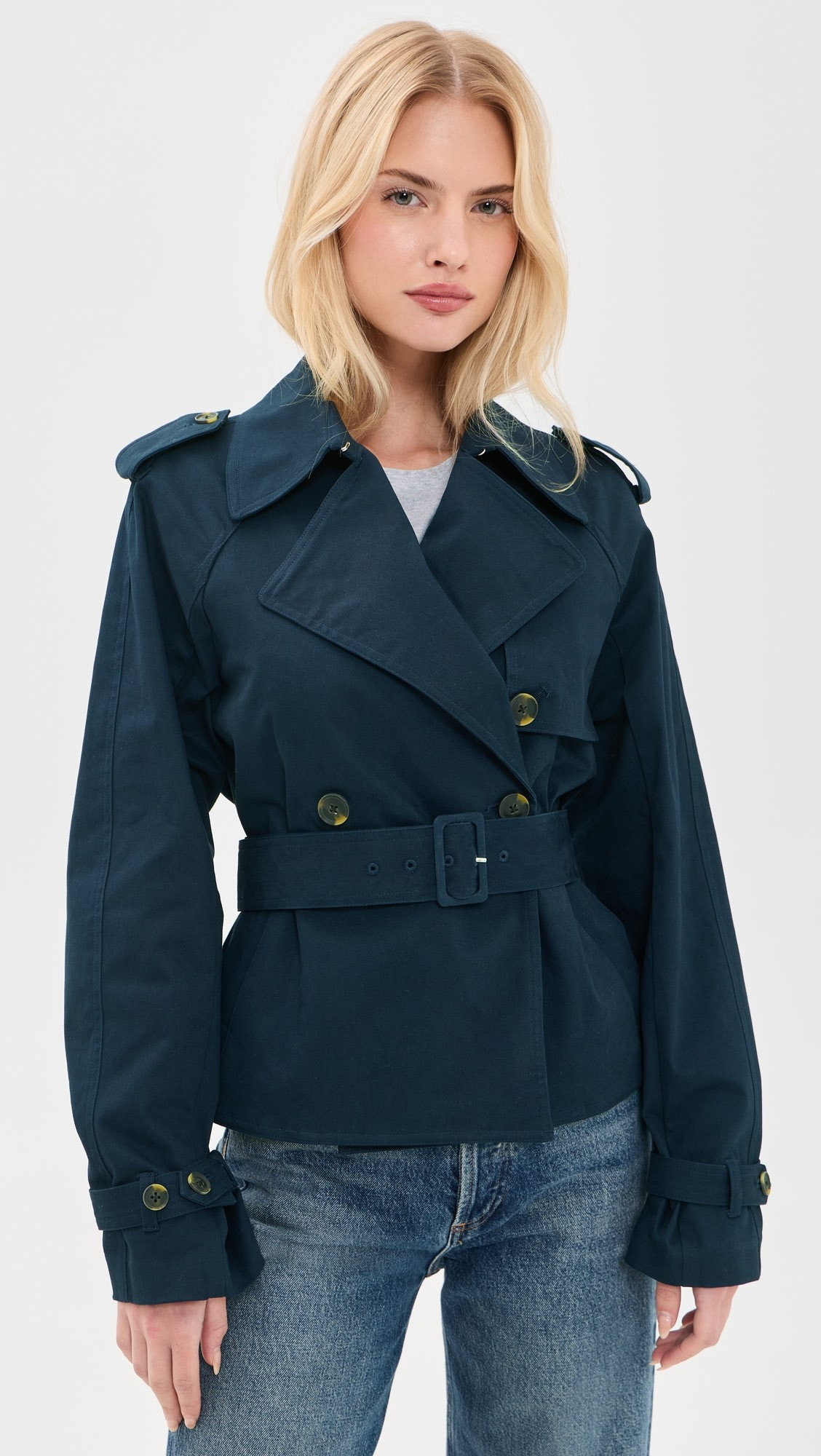 Cropped Trench Jacket | Shopbop