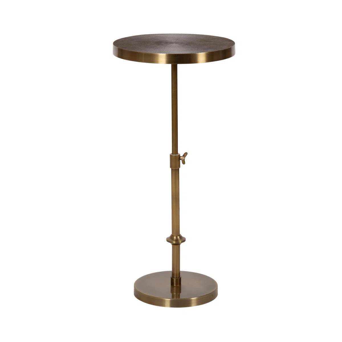 Traditional Adjustable-Height Metal Pedestal Table | Wayfair North America