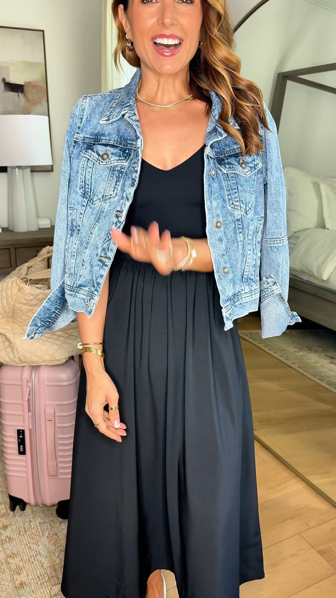 New Amazon no-bra needed maxi dress. Wearing XXS - I am 5’3, 110, 32b. Has built-in shelf bra with removable cups. Has pockets and is a quick-dry fabric on bottom half. SO comfortable. Travel outfit. Airport outfit. Business casual. Teacher outfit. Summer outfit. Vacation outfit. 4th of July outfit.

#LTKootd #LTKTravel #LTKWorkwear